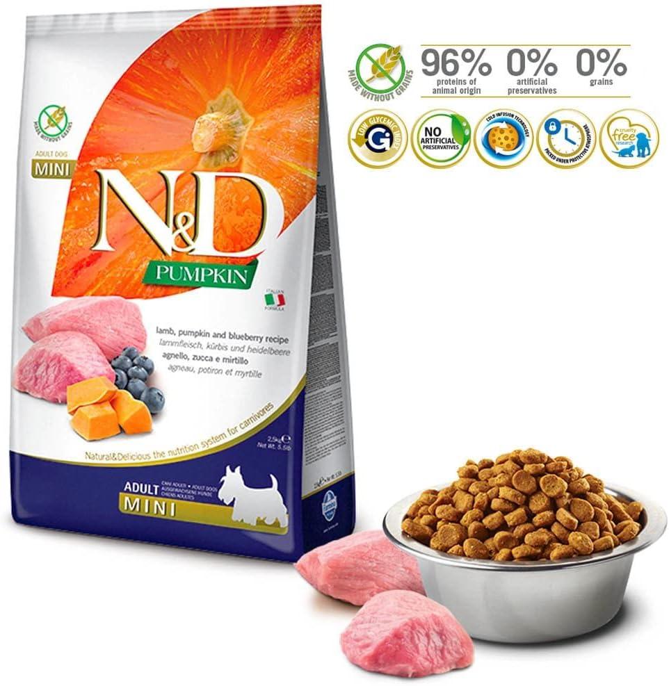 N&D Pumpkin Adult Mini Lamb, Pumpkin & Blueberry