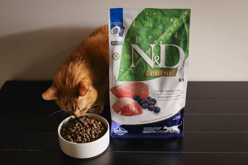 N&D Prime Lamb & Blueberry Grain Free Adult Cat Dry Food