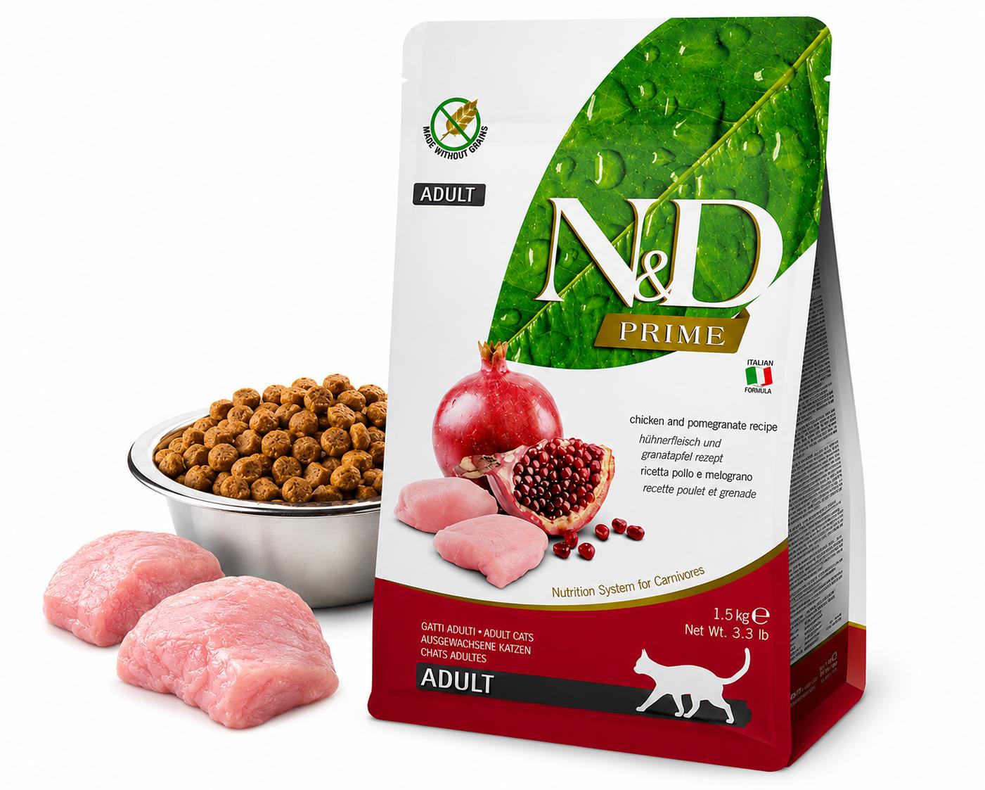 N&D Prime Adult Chicken & Pomegranate Grain Free Cat Food