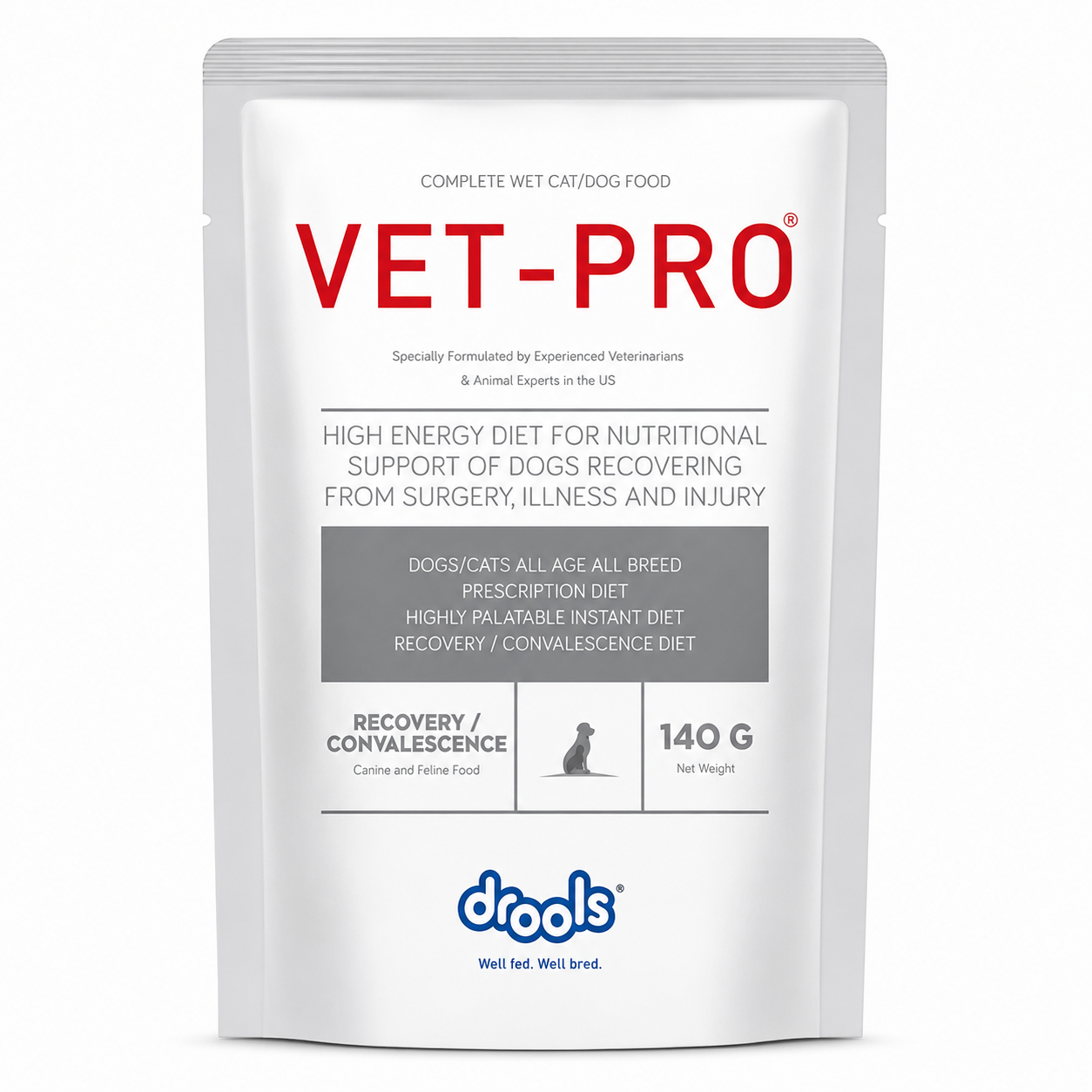Drools Vet-Pro Recovery / Convalescence Diet (140g)