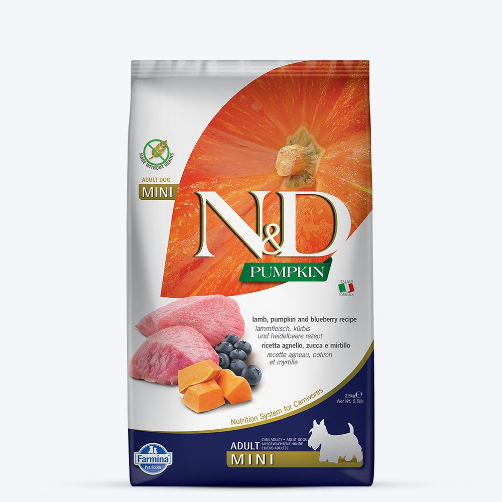 N&D Pumpkin Adult Mini Lamb, Pumpkin & Blueberry