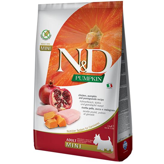 N&D Pumpkin Adult Mini Chicken, Pumpkin & Pomegranate Dry Dog Food