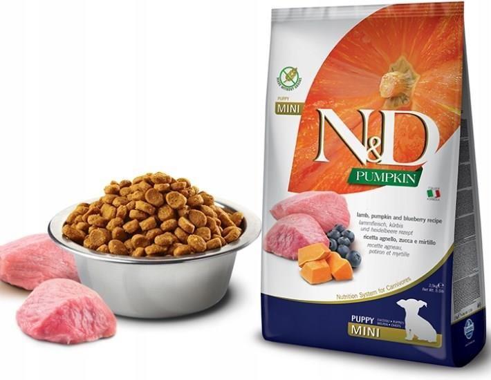 N&D Pumpkin Puppy Mini Lamb, Pumpkin & Blueberry Dry Dog Food